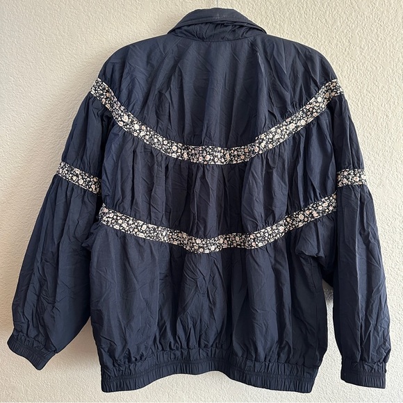 FREE PEOPLE We The Free On My Mind Winter Oversize Bomber Jacket in Navy Sz. M - Picture 8 of 14